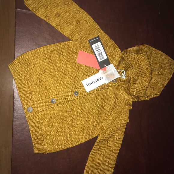 misha puff popcorn cardigan